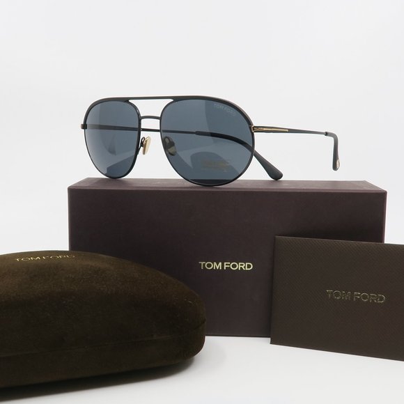 Tom Ford Other - Tom Ford TF772 02A New Black/Gray GIO Pilot Sunglasses with box